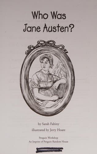 Who Was Jane Austen? (Sarah Fabiny, Paperback,