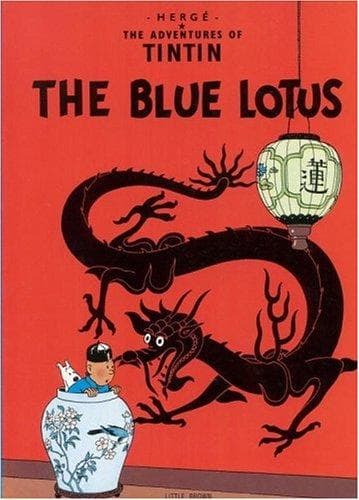 The Blue Lotus (Hergé, Paperback, Grades 4 to 7)