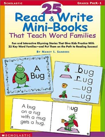 25 Read & Write Mini-Books: That Teach Word