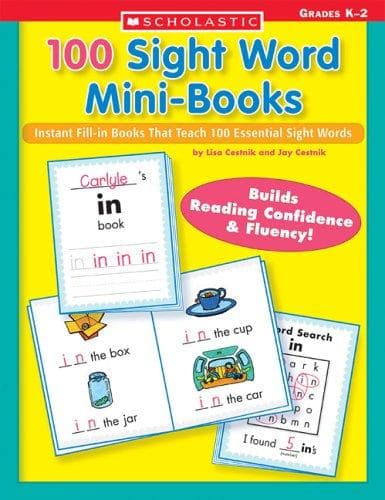 100 Sight Word Mini-Books: Instant Fill-In
