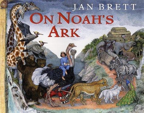 On Noah's Ark (Jan Brett, Hardcover, Grades P to