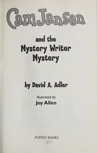 Cam Jansen: Cam Jansen and the Mystery Writer